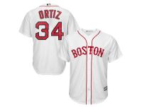 David Ortiz Boston Red Sox Majestic Cool Base Player Jersey - White
