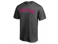Men 2017 Mother's Day Boston Red Sox Pink Wordmark Heather Gray T-Shirt