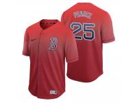 Men Boston Red Sox Steve Pearce Red Fade Nike Jersey