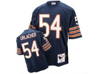 Men NFL Chicago Bears #54 Brian Urlacher Throwback Home Mitchell and Ness Navy Blue Jersey