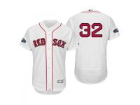 Men's Red Sox 2018 Postseason White Matt Barnes Flex Base Home Jersey